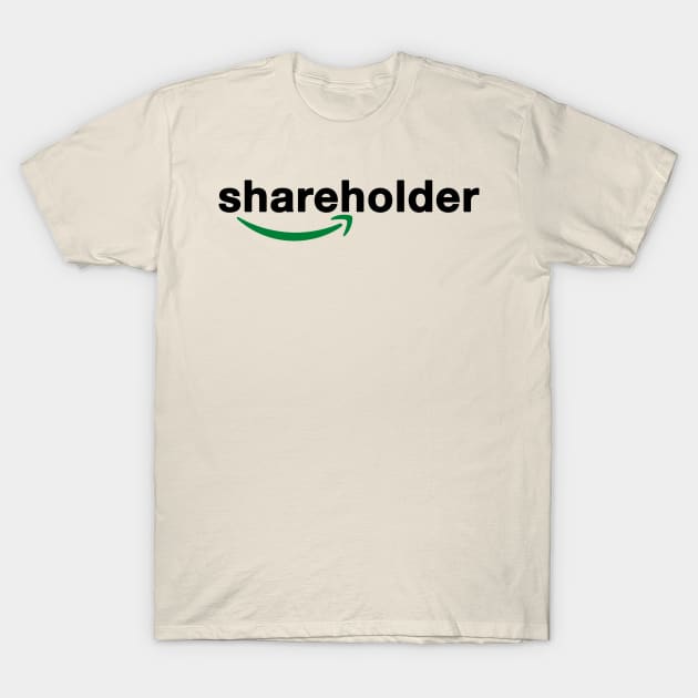 Shareholder | Amazon Mockup T-Shirt by rishibeliya